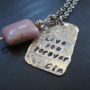 Love Note Personalized Charm Necklace