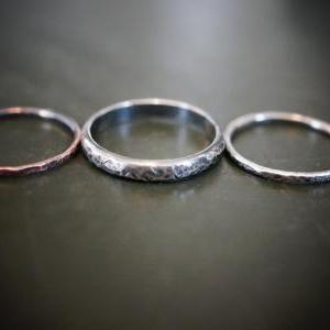 Stacking Ring Set, Ring, Knuckle Ring, Midi Ring,..