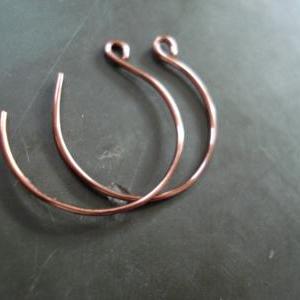Copper Hoop Earrings, Hoop Earring, Handmade..