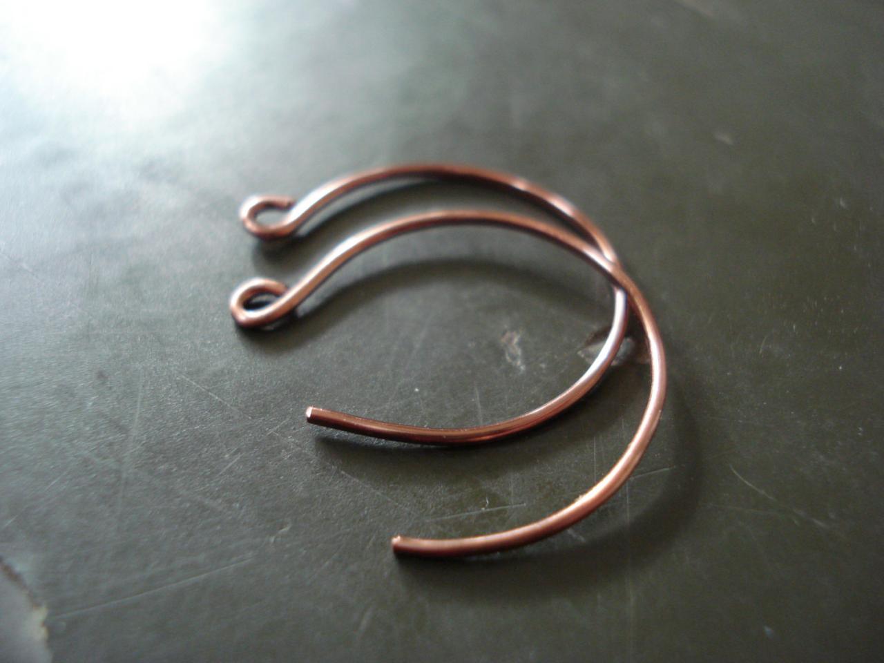 Copper Handmade Hoop Earrings