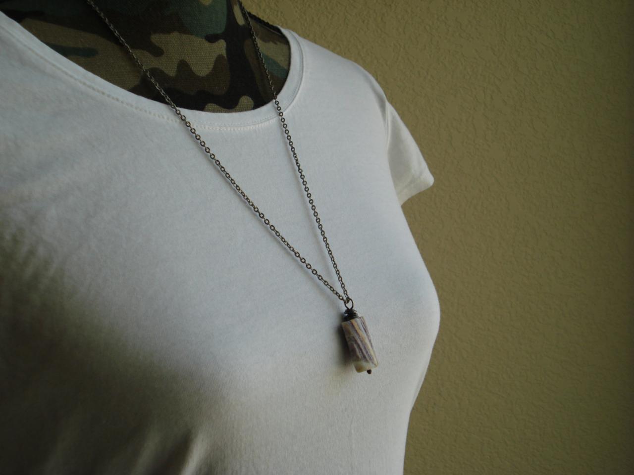 Pendant Necklace, Jasper Wire Wrapped Necklace, Jasper Pendant, Simple Necklace, Long Necklace