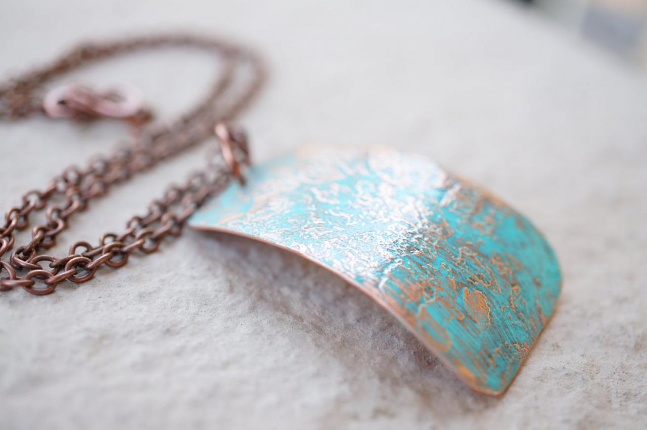 Etched copper jewelry outlet