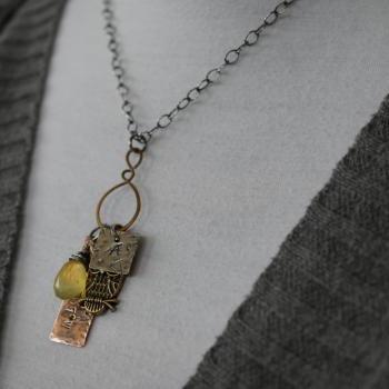 Harry Potter Themed Necklace, Mixed Metal..